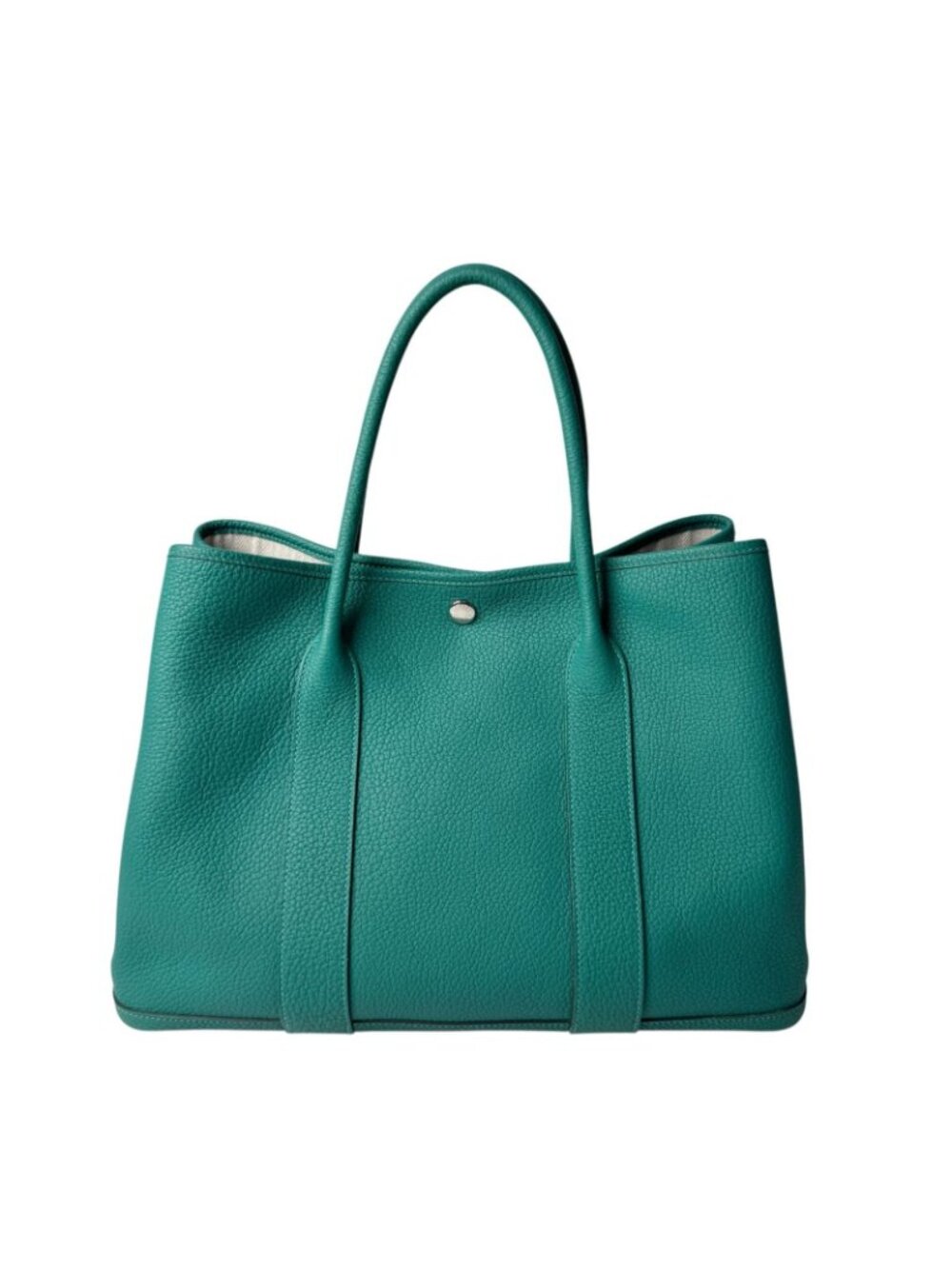 Hermes Garden Party PM 36 Malachite Handbag - Picture 2 of 10